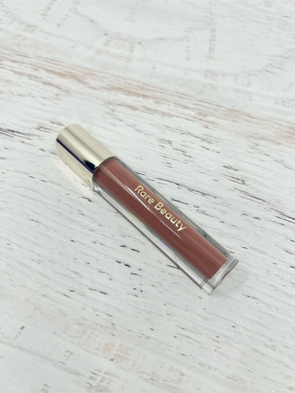 NWT Rare Beauty Stay Vulnerable Glossy Lip Balm in Nearly Neutral